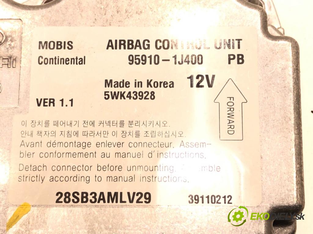 HYUNDAI i20 I (PB, PBT) 2008 - 2022    1.2 57 kW [78 KM] benzyna 2008 - 2012  senzor airbag 95910-1J400 (Snímače)