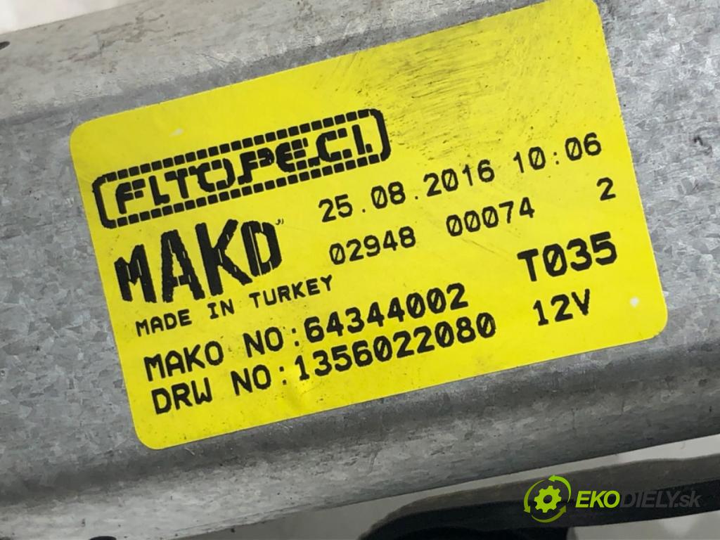FIAT QUBO (225_) 2008 - 2022    1.4 (225AXA1A, 225CXA1A) 57 kW [78 KM] benzyna 2009 - 2022  motor stěračů zadní část 64344002