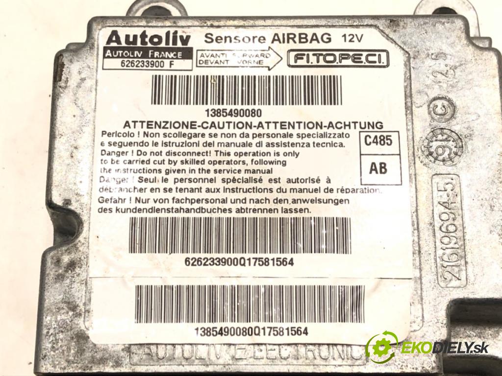 FIAT QUBO (225_) 2008 - 2022    1.4 (225AXA1A, 225CXA1A) 57 kW [78 KM] benzyna 2009 - 2022  senzor airbag 1385490080 (Snímače)