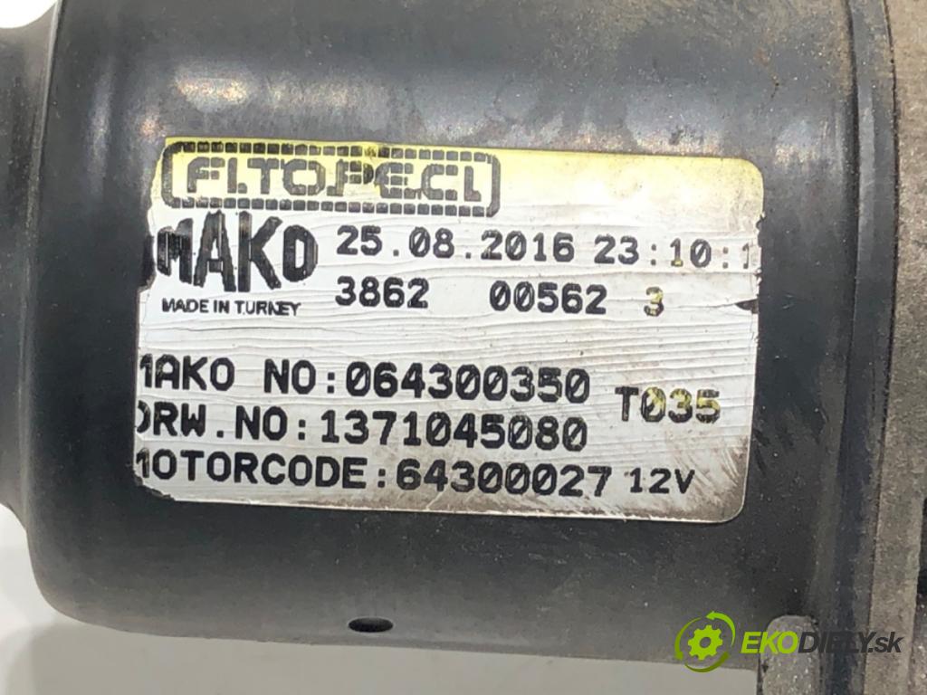 FIAT QUBO (225_) 2008 - 2022    1.4 (225AXA1A, 225CXA1A) 57 kW [78 KM] benzyna 2009 - 2022  Mechanizmus stieračov predný 064300350 (Motorčeky stieračov predné)