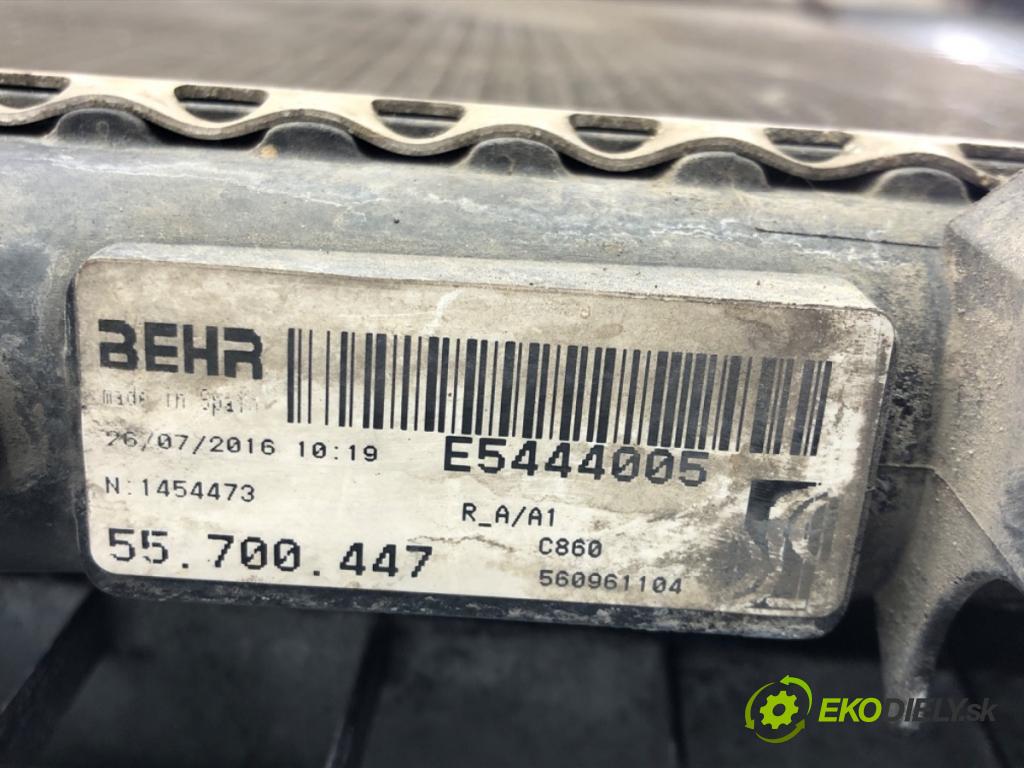 FIAT QUBO (225_) 2008 - 2022    1.4 (225AXA1A, 225CXA1A) 57 kW [78 KM] benzyna 2009 - 2022  chladič vody 55700447 (Chladiče vody)