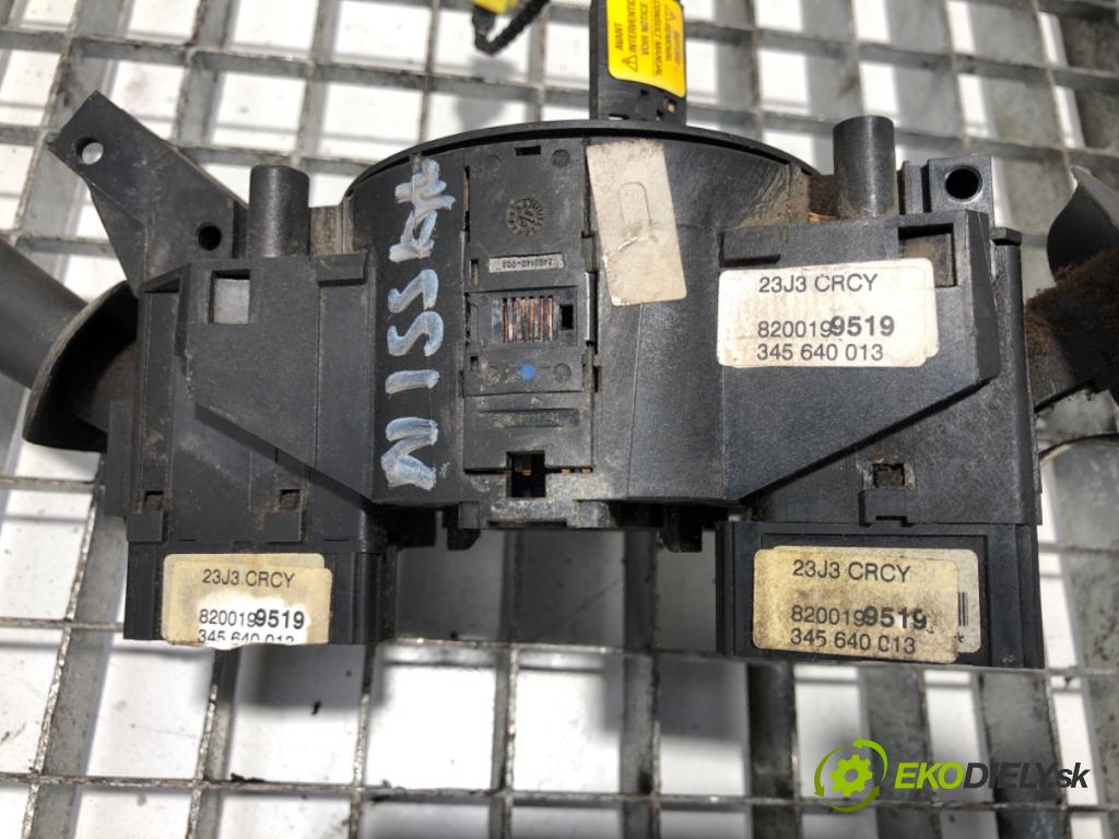NISSAN INTERSTAR Autobus (X70) 2002 - 2022    dCi 115 84 kW [115 KM] olej napędowy 2002 - 2006  Prepínač kombinovaný 8200199519 (Prepínače, spínače, tlačidlá a ovládače kúrenia)