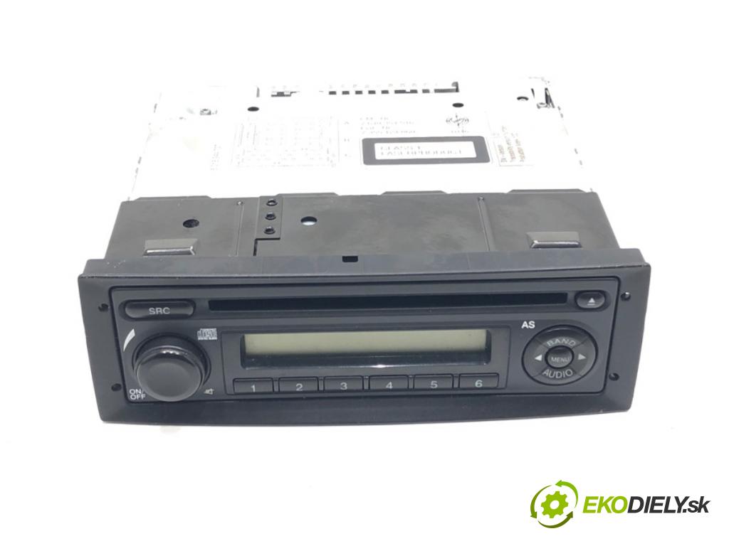 FIAT DOBLO Cargo (263_) 2010 - 2022    1.6 D Multijet 77 kW [105 KM] olej napędowy 2010 - 2022  RADIO 7649354516 (Audio zariadenia)