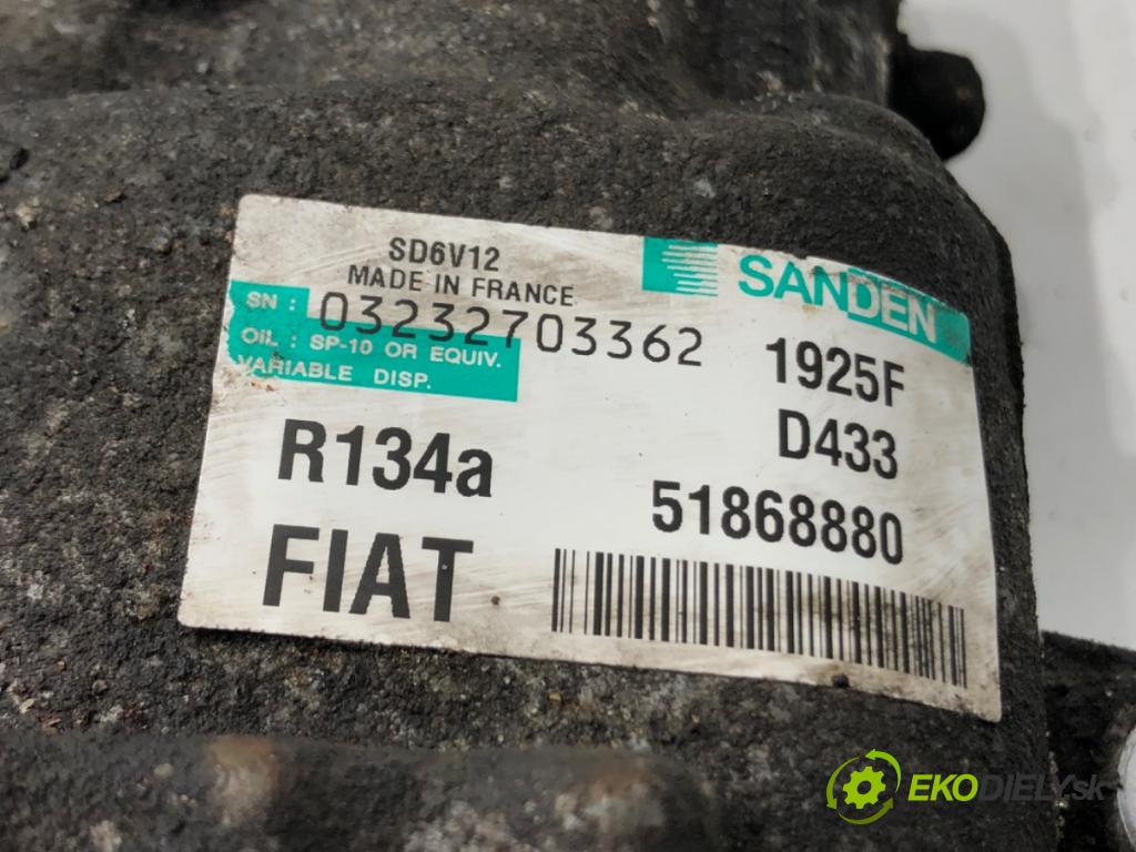 FIAT DOBLO Cargo (263_) 2010 - 2022    1.6 D Multijet 77 kW [105 KM] olej napędowy 2010 - 2022  Kompresor klimatizácie 51868880 (Kompresory klimatizácie)