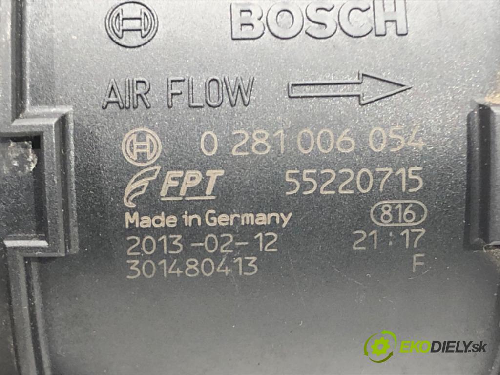 FIAT DOBLO Cargo (263_) 2010 - 2022    1.6 D Multijet 77 kW [105 KM] olej napędowy 2010 - 2022  Váha vzduchu 0281006054 55220715 (Váhy vzduchu)