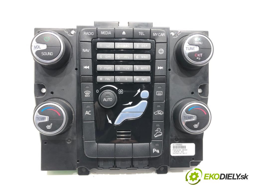 VOLVO XC60 I SUV (156) 2008 - 2017    D5 AWD 158 kW [215 KM] olej napędowy 2011 - 2015  Panel ovládania kúrenia  (Prepínače, spínače, tlačidlá a ovládače kúrenia)
