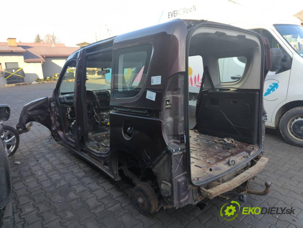 FIAT DOBLO Cargo (263_) 2010 - 2022    1.6 D Multijet 77 kW [105 KM] olej napędowy 2010 - 2022  KAROSERIA ČTVRŤÁK blatník zadní část levý pravý práh střecha PODŁUŻNICA pravý 