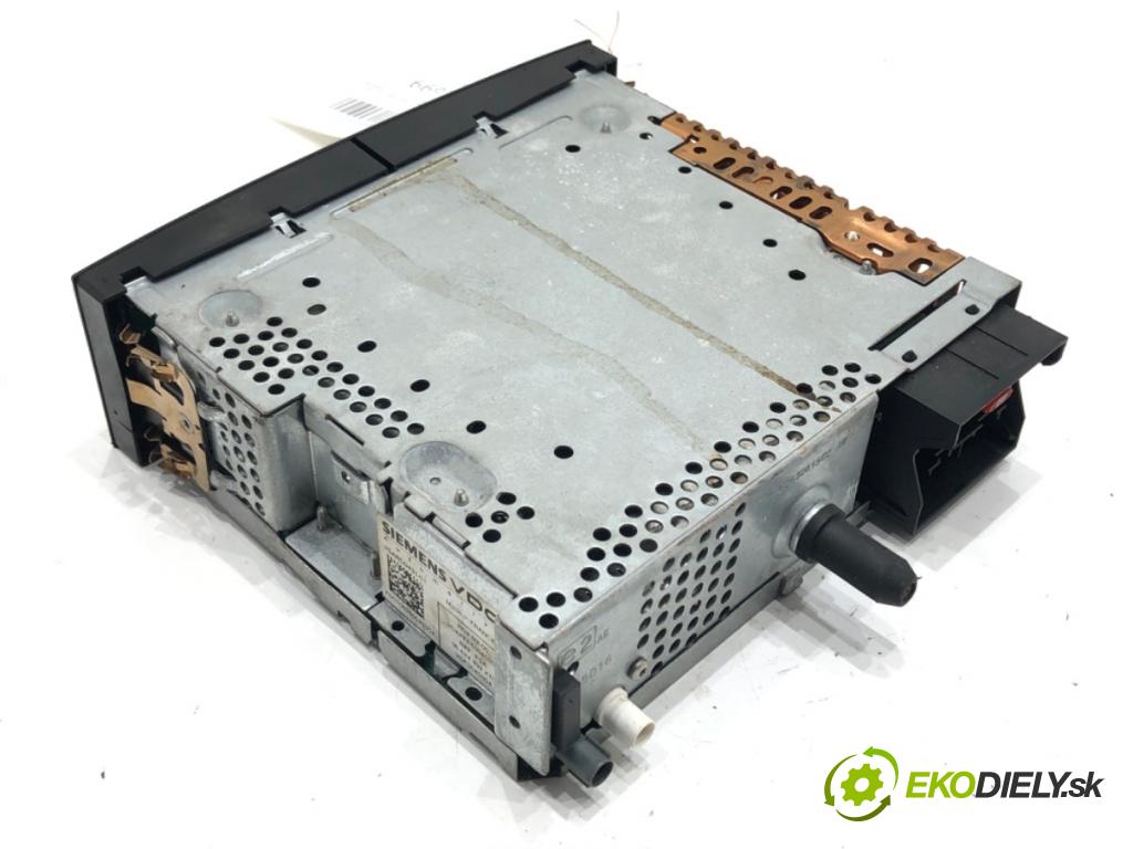 PEUGEOT 207 (WA_, WC_) 2006 - 2015    1.6 HDi 80 kW [109 KM] olej napędowy 2006 - 2013  RADIO 96624492XT (Audio zariadenia)