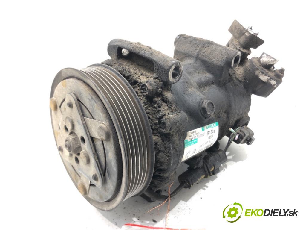 PEUGEOT 207 (WA_, WC_) 2006 - 2015    1.6 HDi 80 kW [109 KM] olej napędowy 2006 - 2013  Kompresor klimatizácie 9651910980 (Kompresory klimatizácie)