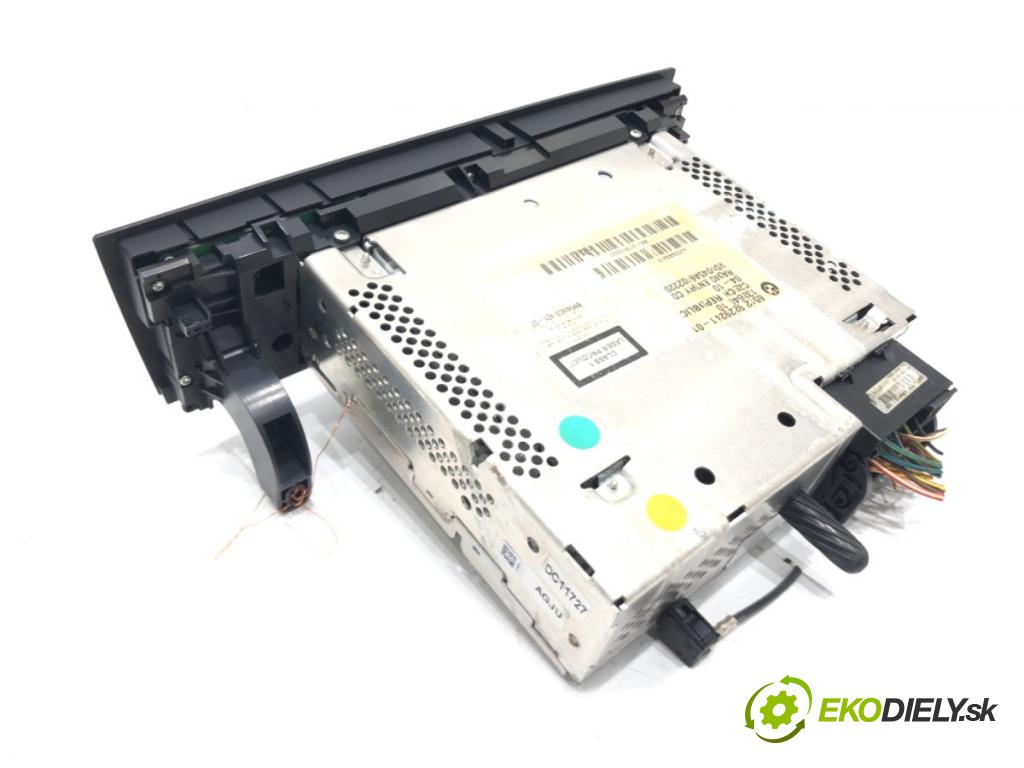 BMW 1 (E87) 2003 - 2013    116 i 90 kW [122 KM] benzyna 2007 - 2011  RADIO 9229241 (Audio zariadenia)