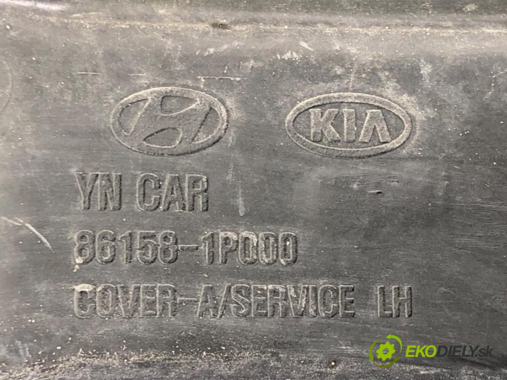 KIA VENGA (YN) 2010 - 2022    1.4 CVVT 66 kW [90 KM] benzyna 2010 - 2022  Torpédo, plast pod čelné okno 86158-1P000 (Torpéda)