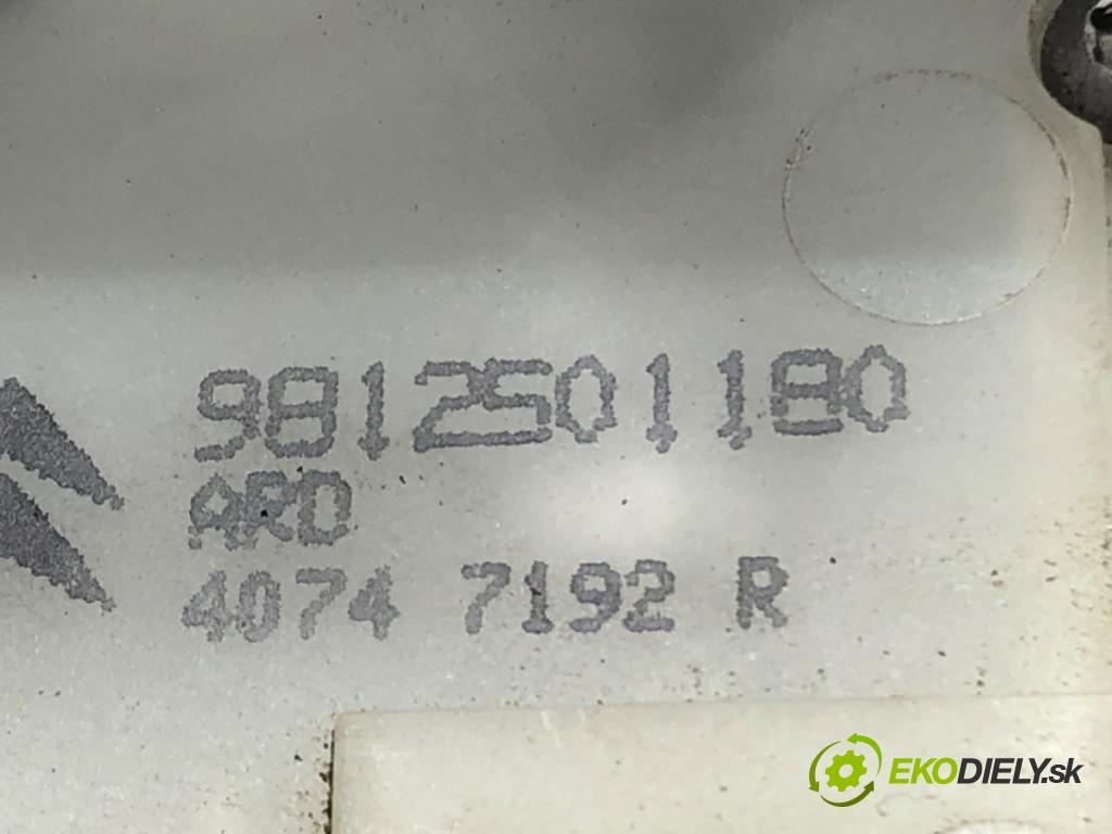 PEUGEOT 208 I (CA_, CC_) 2012 - 2022    1.6 BlueHDi 100 73 kW [100 KM] olej napędowy 2015 - 2022  zámok dveře pravý zadní část 9812501180