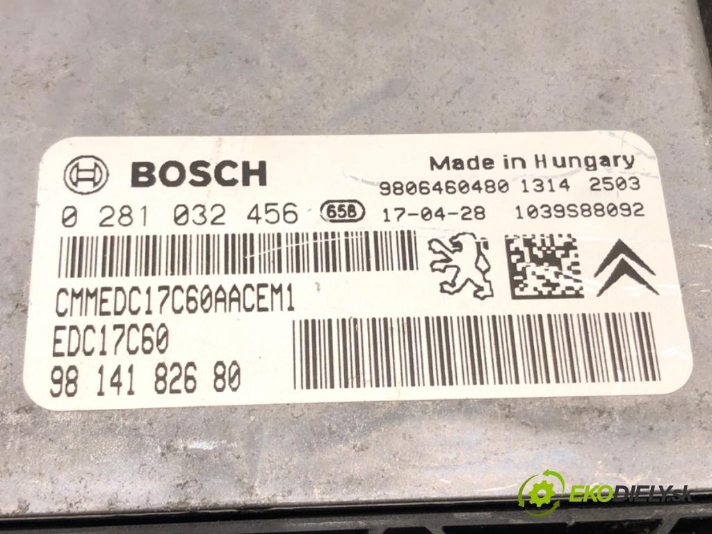 PEUGEOT 208 I (CA_, CC_) 2012 - 2022    1.6 BlueHDi 100 73 kW [100 KM] olej napędowy 2015 - 2022  riadiaca jednotka Motor 9814182680 (Riadiace jednotky)