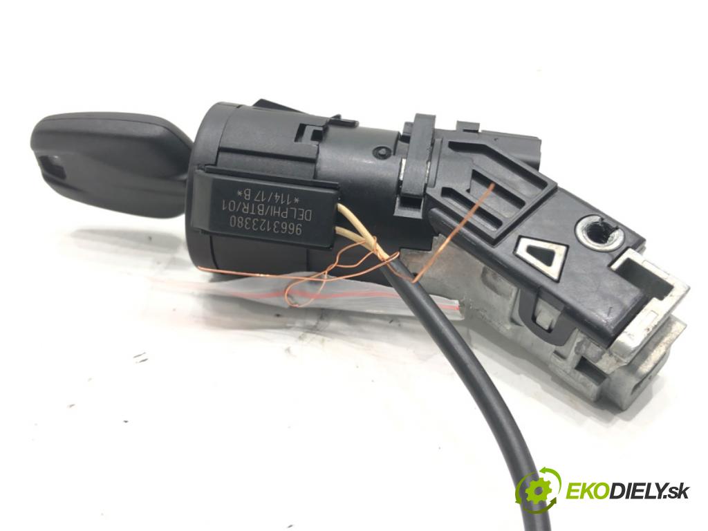 PEUGEOT 208 I (CA_, CC_) 2012 - 2022    1.6 BlueHDi 100 73 kW [100 KM] olej napędowy 2015 - 2022  spinačka 9663123380 (Spínacie skrinky a kľúče)