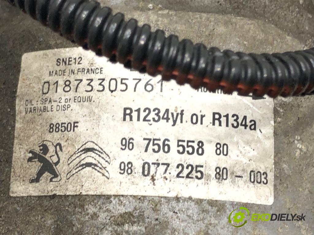 PEUGEOT 208 I (CA_, CC_) 2012 - 2022    1.6 BlueHDi 100 73 kW [100 KM] olej napędowy 2015 - 2022  kompresor klimatizace 9675655880 (Kompresory)