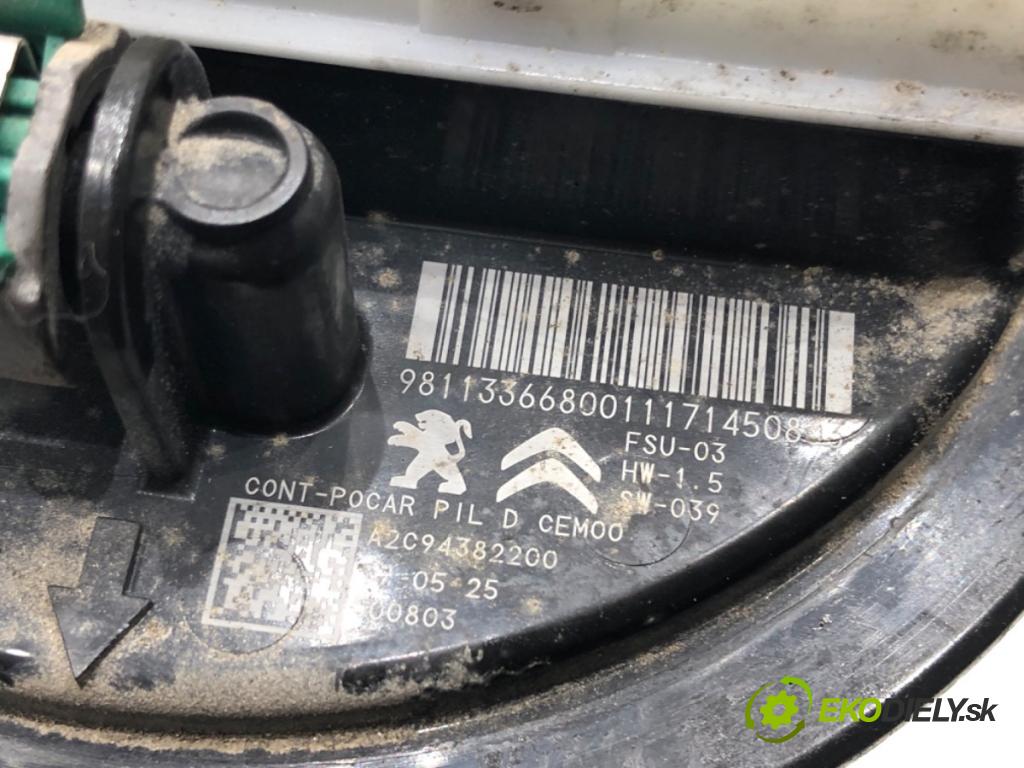 PEUGEOT 208 I (CA_, CC_) 2012 - 2022    1.6 BlueHDi 100 73 kW [100 KM] olej napędowy 2015 - 2022  pumpa paliva 9811336680