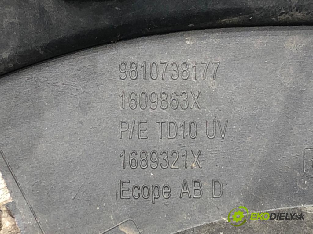 PEUGEOT 208 I (CA_, CC_) 2012 - 2022    1.6 BlueHDi 100 73 kW [100 KM] olej napędowy 2015 - 2022  mří nárazníka pravý přední část 9810738177