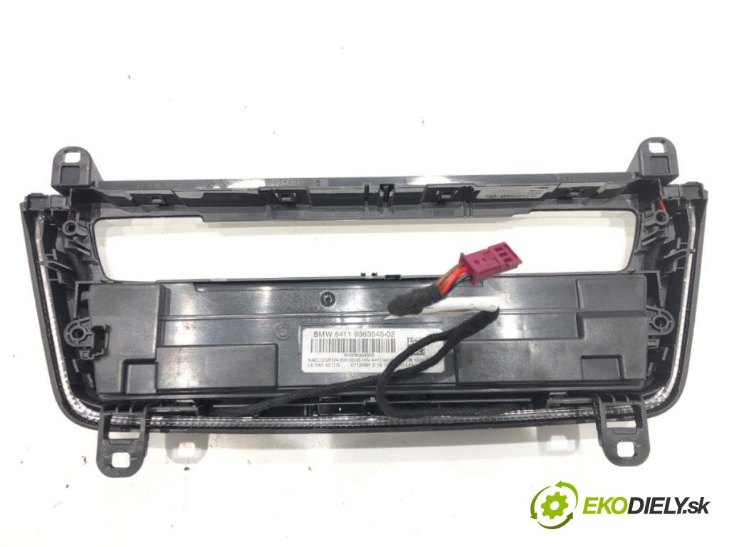 BMW 3 (F30, F80) 2011 - 2018    318 i 100 kW [136 KM] benzyna 2015 - 2018  Panel ovládania kúrenia 9363545 (Prepínače, spínače, tlačidlá a ovládače kúrenia)