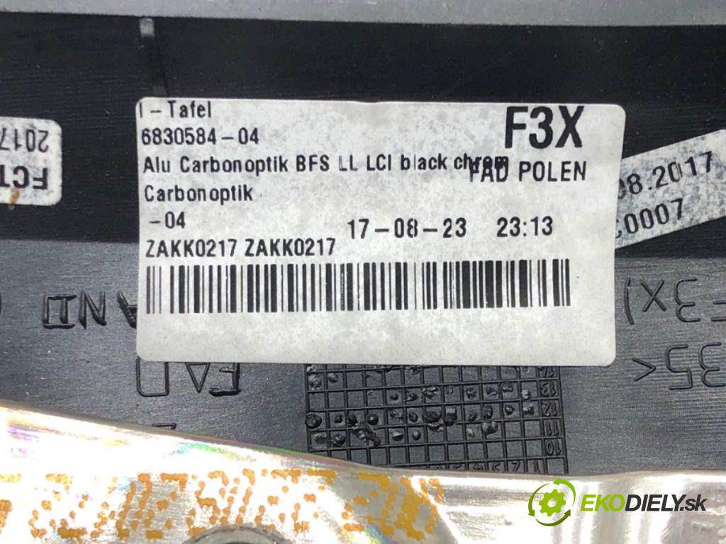 BMW 3 (F30, F80) 2011 - 2018    318 i 100 kW [136 KM] benzyna 2015 - 2018  Lišta kryt 6830584 (Lišty)