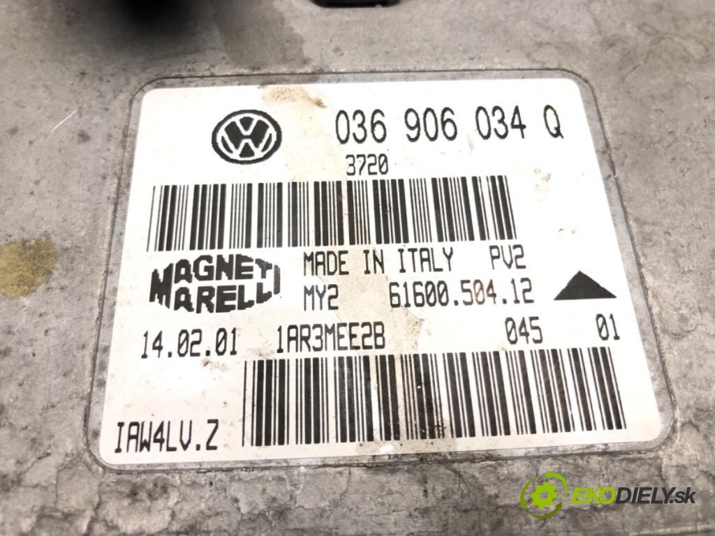 AUDI A2 (8Z0) 2000 - 2005    1.4 55 kW [75 KM] benzyna 2000 - 2005  riadiaca jednotka Motor 036906034Q (Riadiace jednotky)