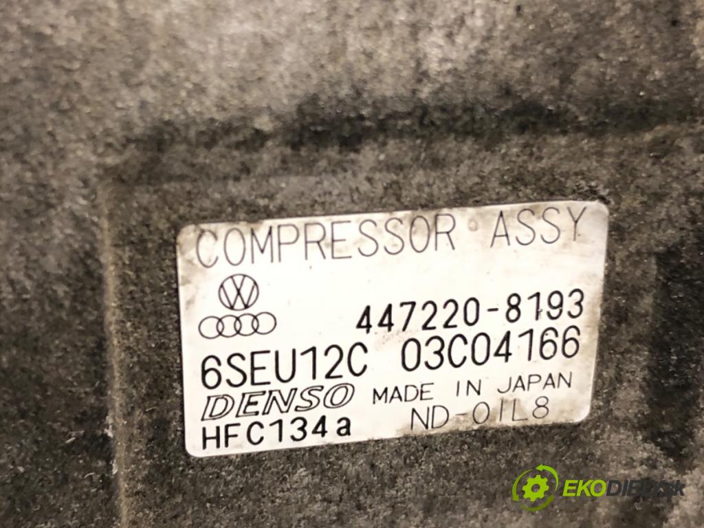 AUDI A2 (8Z0) 2000 - 2005    1.4 55 kW [75 KM] benzyna 2000 - 2005  Kompresor klimatizácie 447220-8193 (Kompresory klimatizácie)