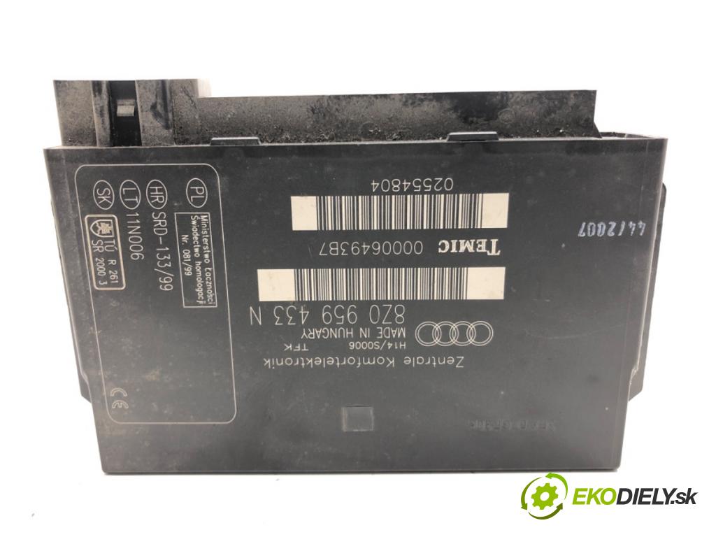 AUDI A2 (8Z0) 2000 - 2005    1.4 55 kW [75 KM] benzyna 2000 - 2005  Modul komfortu 8Z0959433N (Moduly komfortu)