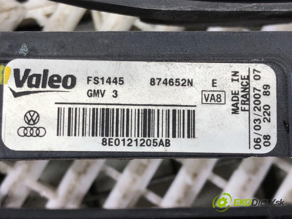 AUDI A4 B7 Avant (8ED) 2004 - 2008    1.8 T 120 kW [163 KM] benzyna 2004 - 2008  ventilátor chladiče 8E0121205AB (Ventilátory)