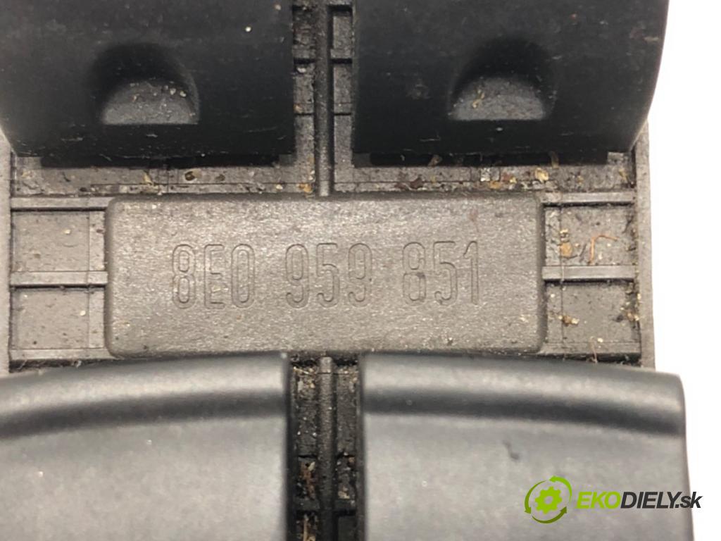 AUDI A4 B7 Avant (8ED) 2004 - 2008    1.8 T 120 kW [163 KM] benzyna 2004 - 2008  Prepínač okien 8E0959851 (Prepínače, spínače, tlačidlá a ovládače kúrenia)