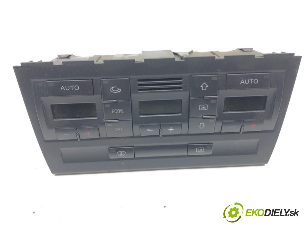 AUDI A4 B7 Avant (8ED) 2004 - 2008    1.8 T 120 kW [163 KM] benzyna 2004 - 2008  Panel ovládania kúrenia 8E0820043BL (Prepínače, spínače, tlačidlá a ovládače kúrenia)