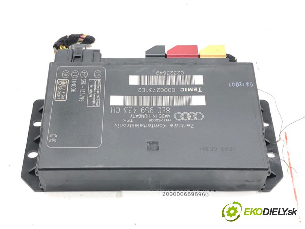 AUDI A4 B7 Avant (8ED) 2004 - 2008    1.8 T 120 kW [163 KM] benzyna 2004 - 2008  Modul komfortu 8E0959433CH (Moduly komfortu)