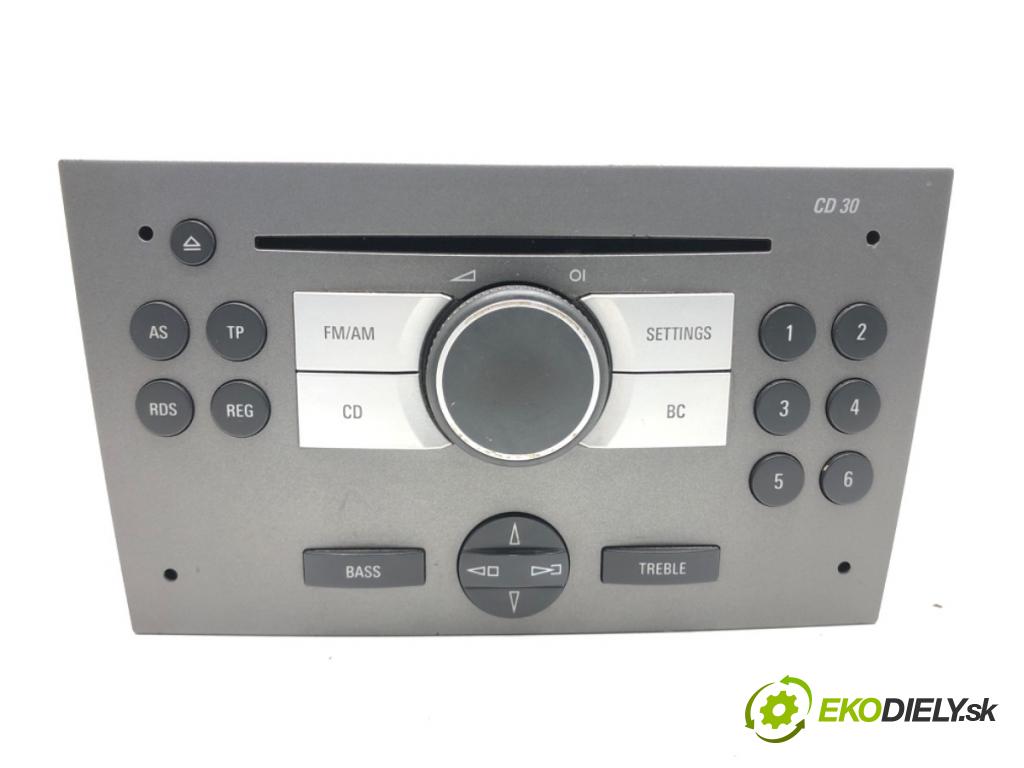 OPEL ASTRA H (A04) 2004 - 2014    1.7 CDTI (L48) 74 kW [100 KM] olej napędowy 2004 - 2010  RADIO 13190853 (Audio zariadenia)