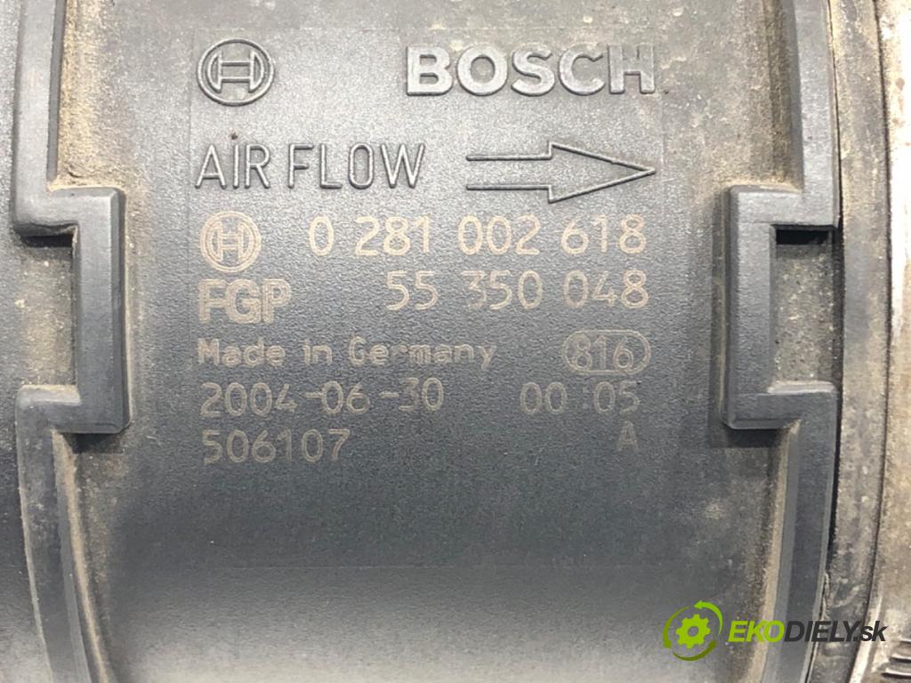 OPEL ASTRA H (A04) 2004 - 2014    1.7 CDTI (L48) 74 kW [100 KM] olej napędowy 2004 - 2010  Váha vzduchu 55350048 (Váhy vzduchu)