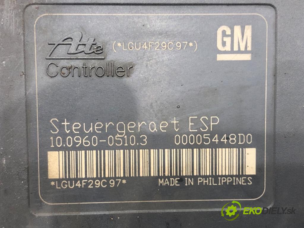 OPEL ASTRA H (A04) 2004 - 2014    1.7 CDTI (L48) 74 kW [100 KM] olej napędowy 2004 - 2010  Pumpa ABS 13157577 (Pumpy ABS)