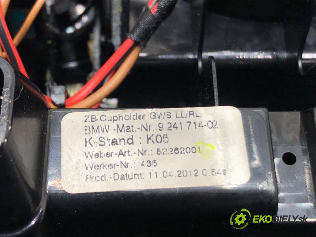 BMW 5 Touring (F11) 2009 - 2017    520 d 135 kW [184 KM] olej napędowy 2010 - 2014  Držiak na nápoje 9241714 (Úchyty, držiaky na nápoje)