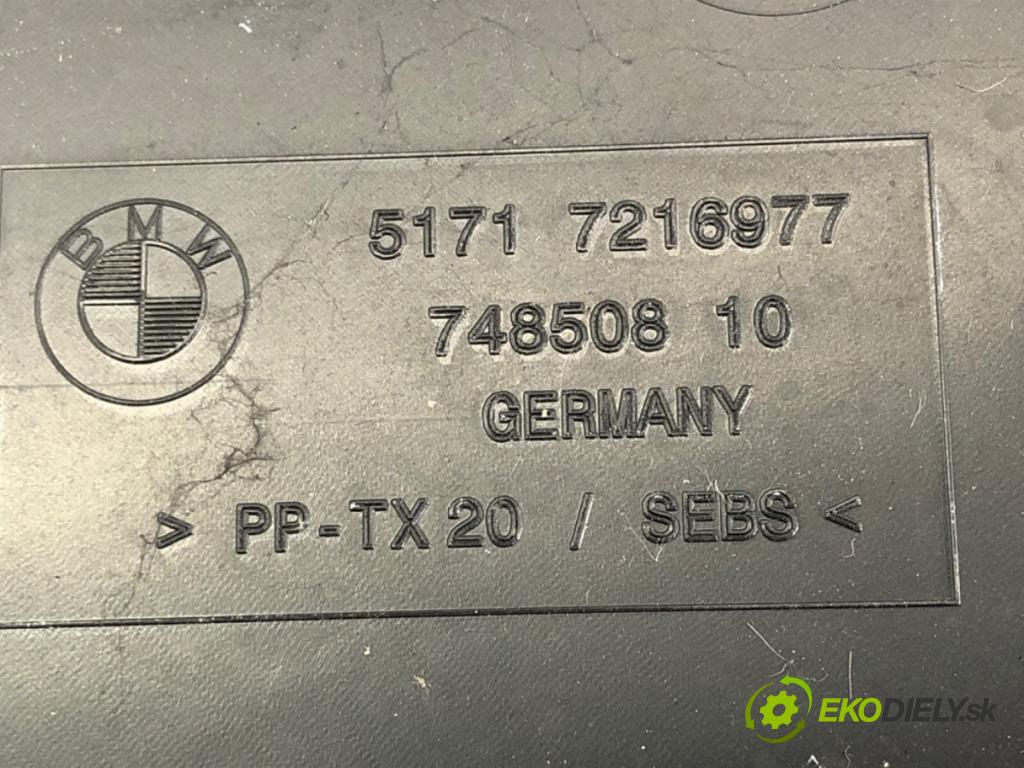 BMW 5 Touring (F11) 2009 - 2017    520 d 135 kW [184 KM] olej napędowy 2010 - 2014  Torpédo, plast pod čelné okno 7216977 (Torpéda)