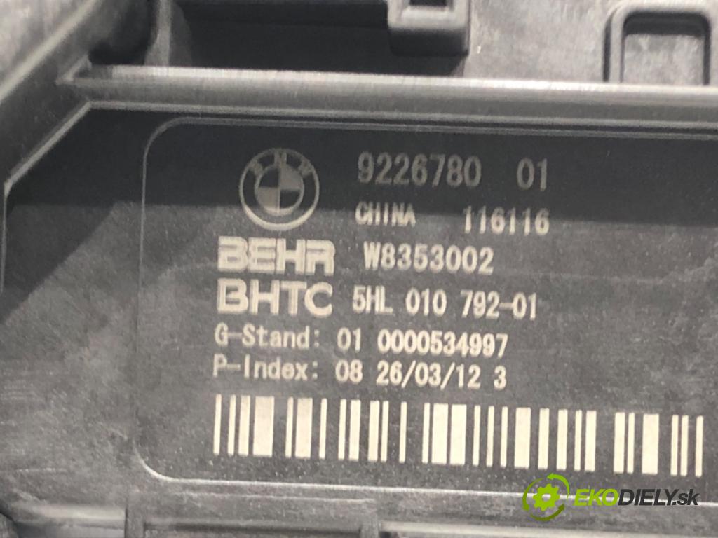 BMW 5 Touring (F11) 2009 - 2017    520 d 135 kW [184 KM] olej napędowy 2010 - 2014  odpor rezistor topení vzduchu 9226780 (Odpory topení)