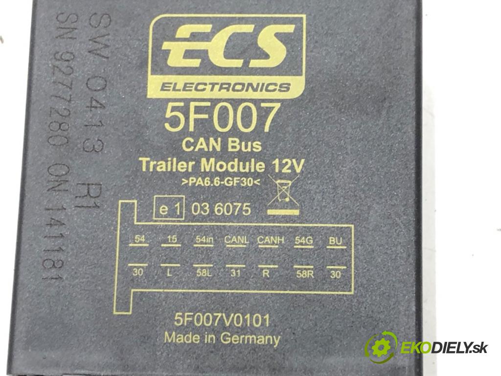 BMW 5 Touring (F11) 2009 - 2017    520 d 135 kW [184 KM] olej napędowy 2010 - 2014  Modul ťažného oka 9277280 (Ostatné)