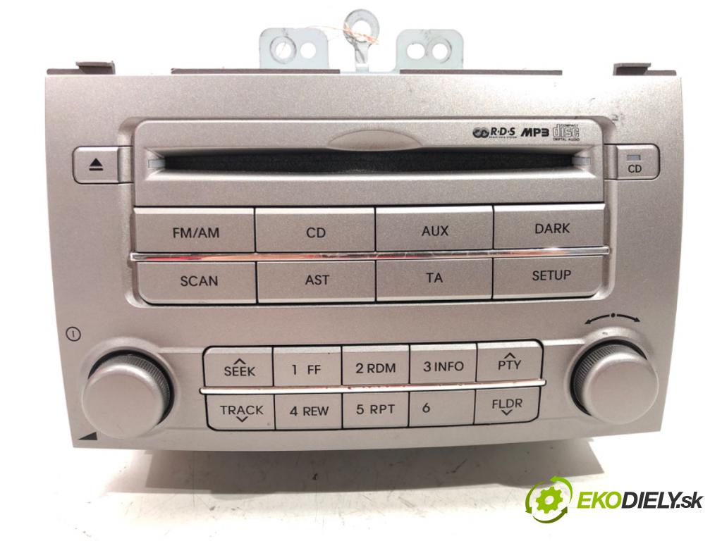 HYUNDAI i20 I (PB, PBT) 2008 - 2022    1.2 57 kW [78 KM] benzyna 2008 - 2012  RADIO 96100-1J202 (Audio zariadenia)