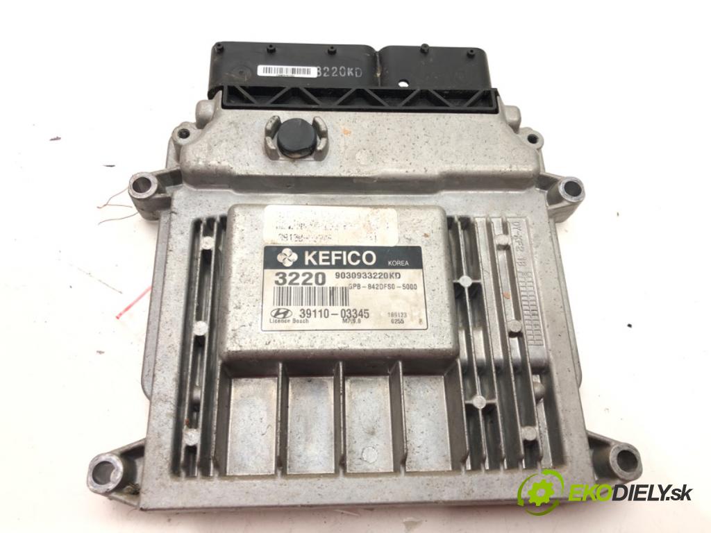 HYUNDAI i20 I (PB, PBT) 2008 - 2022    1.2 57 kW [78 KM] benzyna 2008 - 2012  riadiaca jednotka Motor 39110-03345 (Riadiace jednotky)