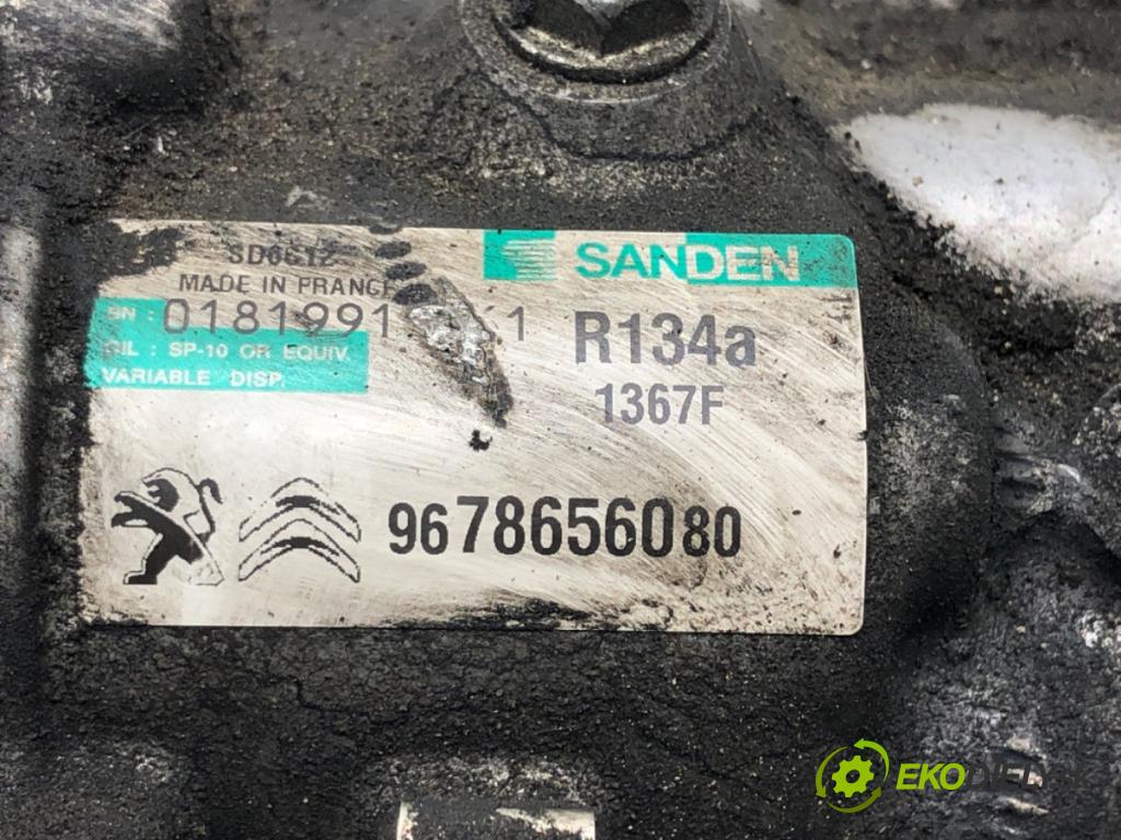 CITROEN C3 PICASSO (SH_) 2009 - 2022    1.6 HDI 90 68 kW [92 KM] olej napędowy 2010 - 2022  Kompresor klimatizácie 9678656080 (Kompresory klimatizácie)