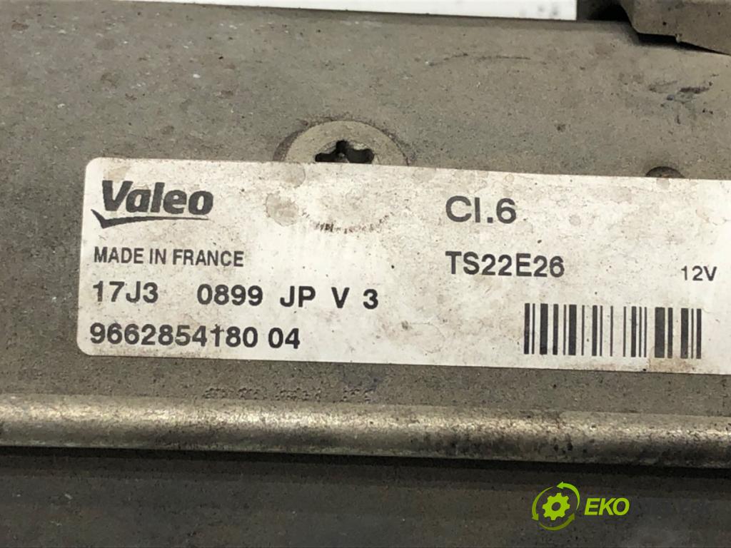 CITROEN C3 PICASSO (SH_) 2009 - 2022    1.6 HDI 90 68 kW [92 KM] olej napędowy 2010 - 2022  Štartér 9662854180 (Štartéry)