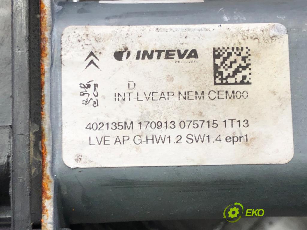 CITROEN C3 PICASSO (SH_) 2009 - 2022    1.6 HDI 90 68 kW [92 KM] olej napędowy 2010 - 2022  mechanismus okna levý přední část 9802601480