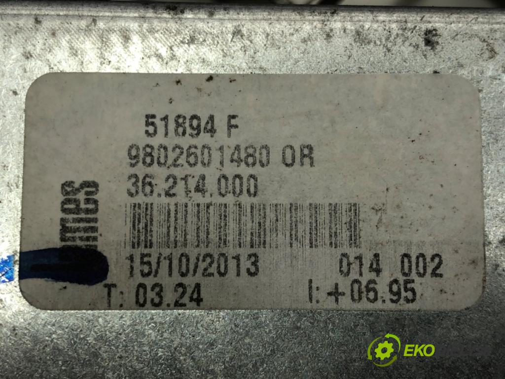 CITROEN C3 PICASSO (SH_) 2009 - 2022    1.6 HDI 90 68 kW [92 KM] olej napędowy 2010 - 2022  mechanismus okna levý přední část 9802601480