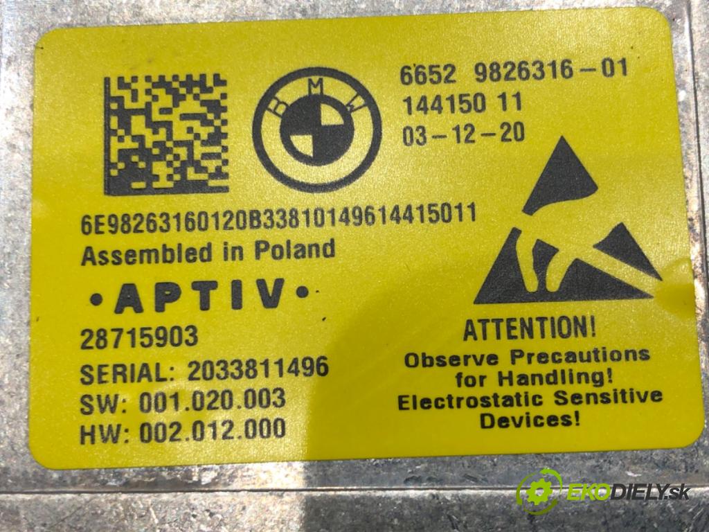 BMW 5 (G30, F90) 2016 - 2022    540 i Mild-Hybrid xDrive 245 kW [333 KM] Hybryda silnik benzynowy / elektryczny 2020 - 2022  Prístrojovka 9826316 (Prístrojové dosky, displeje)