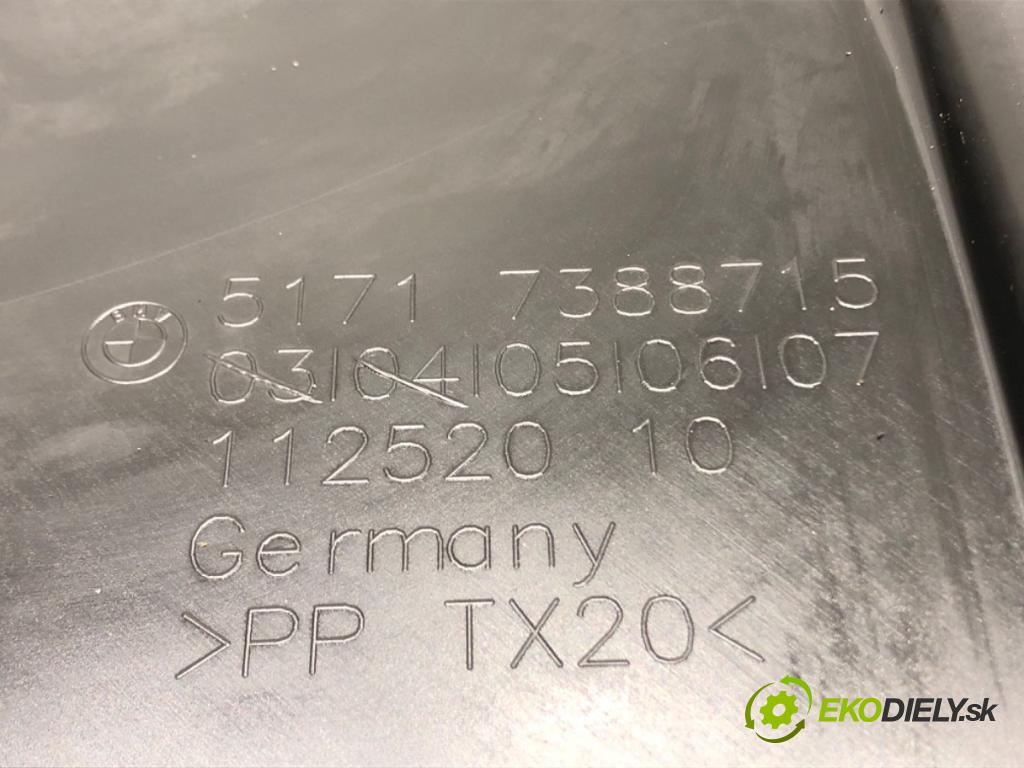 BMW 5 (G30, F90) 2016 - 2022    540 i Mild-Hybrid xDrive 245 kW [333 KM] Hybryda silnik benzynowy / elektryczny 2020 - 2022  Clona Lišta torpédo ľavá strana 7388715