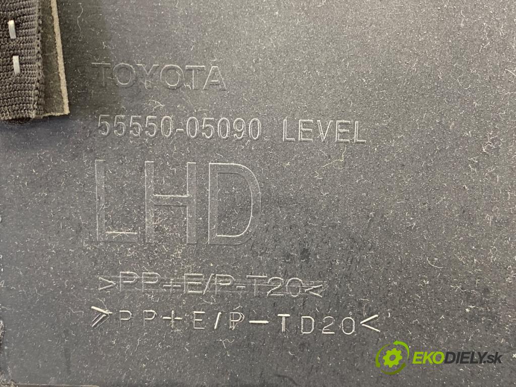 TOYOTA AVENSIS Kombi (_T27_) 2009 - 2018    2.2 D-4D (ADT271_) 110 kW [150 KM] olej napędowy 2009 - 2018  Priehradka, kastlík spolujazdca 55550-0509 (Priehradky, kastlíky)