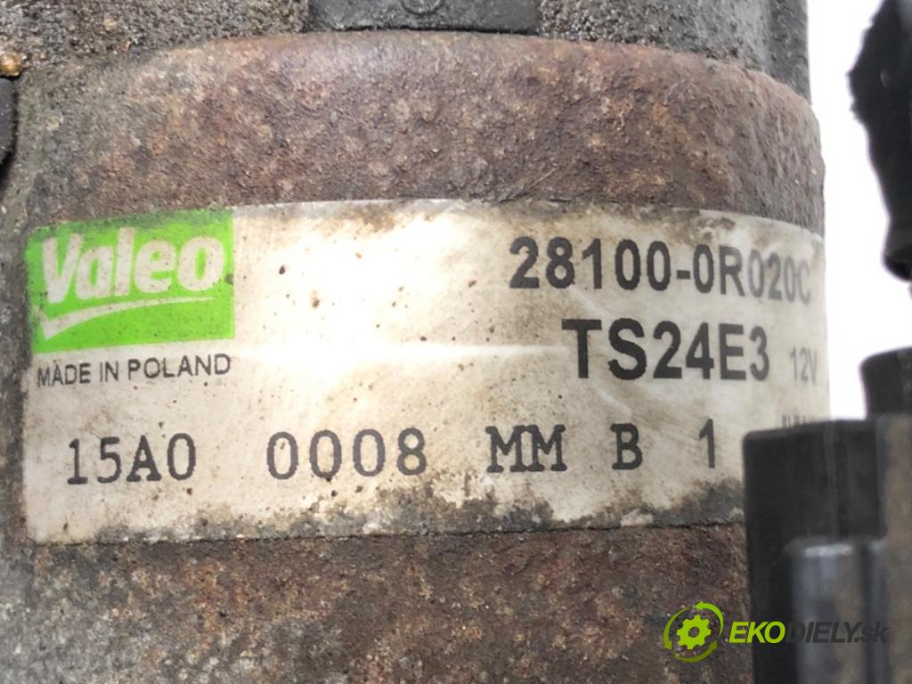 TOYOTA AVENSIS Kombi (_T27_) 2009 - 2018    2.2 D-4D (ADT271_) 110 kW [150 KM] olej napędowy 2009 - 2018  Štartér 28100-0R020C (Štartéry)
