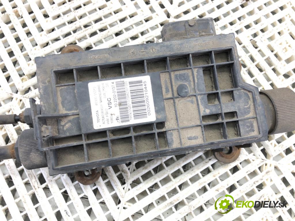 TOYOTA AVENSIS Kombi (_T27_) 2009 - 2018    2.2 D-4D (ADT271_) 110 kW [150 KM] olej napędowy 2009 - 2018  BRZDA: ručný elektrický 46300-05010 (Ručné brzdy)