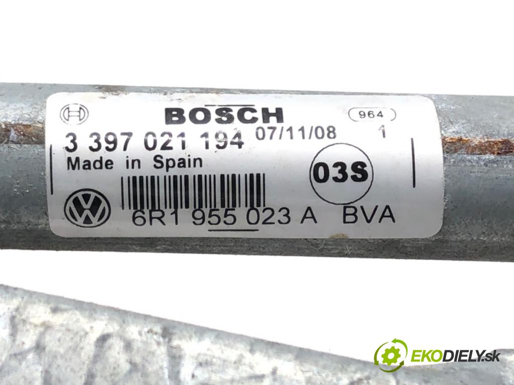 SEAT IBIZA IV (6J5, 6P1) 2008 - 2017    1.4 63 kW [85 KM] benzyna 2008 - 2015  Mechanizmus stieračov predný 6R1955119 (Motorčeky stieračov predné)