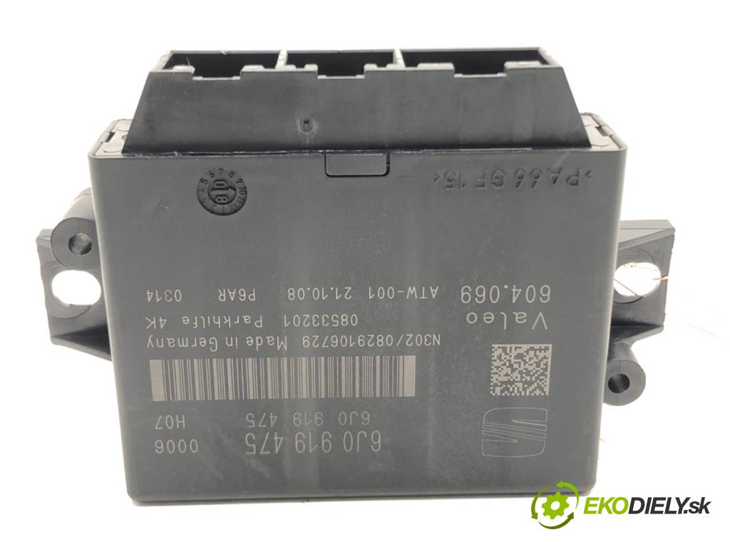 SEAT IBIZA IV (6J5, 6P1) 2008 - 2017    1.4 63 kW [85 KM] benzyna 2008 - 2015  Modul PDC 6J0919475 (Ostatné)